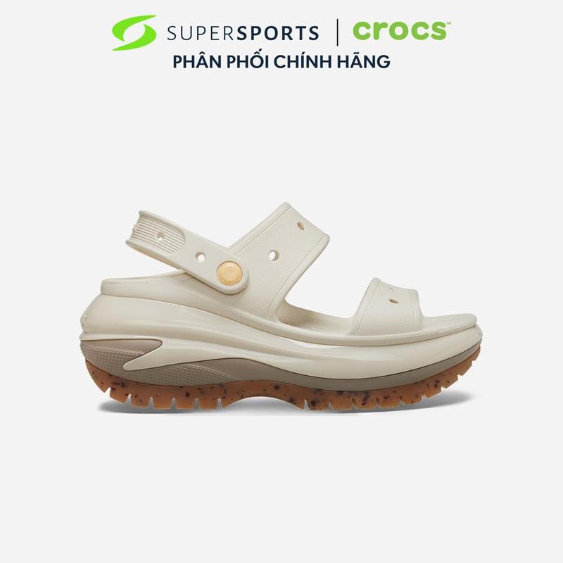 Giày Sandal Unisex Crocs Mega Crush - Be - 207989-214