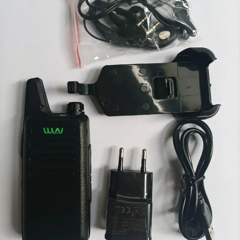 HT WLN KD-C1 WALKIE TALKIE TWO WAY RADIO FREE HEADSET 1