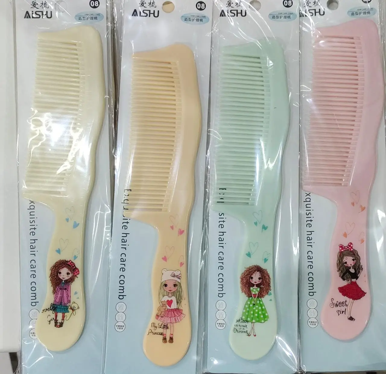 Aishu Sisir Rambut Karakter Bahan Kuat Terjangkau