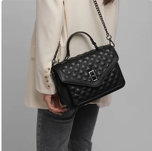 Túi Xách Công Sở Đeo Chéo Da PU Nữ A05, 7 Ngăn, Sang Trọng, Thời Trang - Bag, Bảo Hành 36 Tháng 2