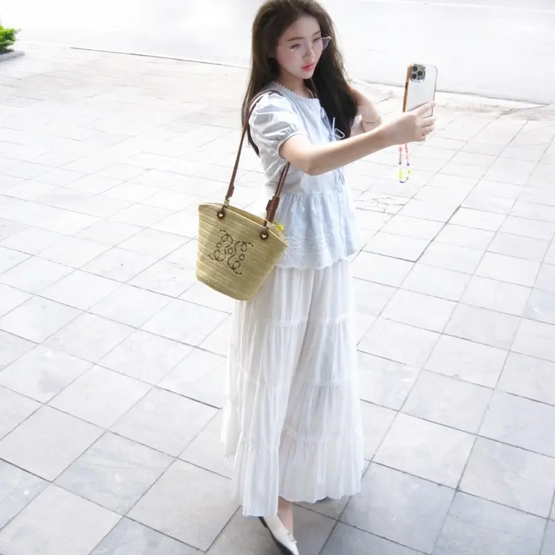 ÁO BABYDOLL PHỐI REN (vải thô) / áo sơ mi / nhẹ nhàng, nữ tính