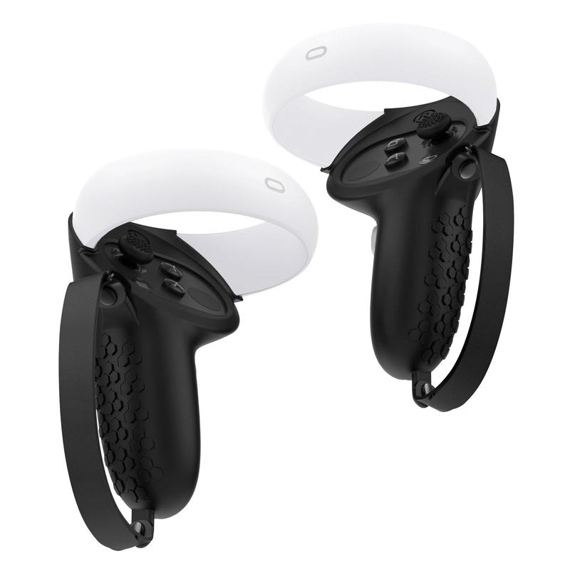 Controller Handle Cover, 1 Pair Anti-slip Controller Handle Protector, VR Touch Controller Cover, Console Accessories for Oculus Meta Quest 2 4