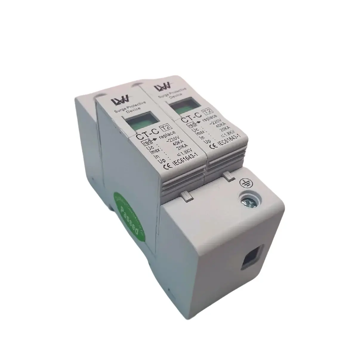 SPD LW Chống sét lan truyền - SPD chống sét gia đình 1 phase AC - Bộ cắt sét lan truyền 1 phase 220V-AC