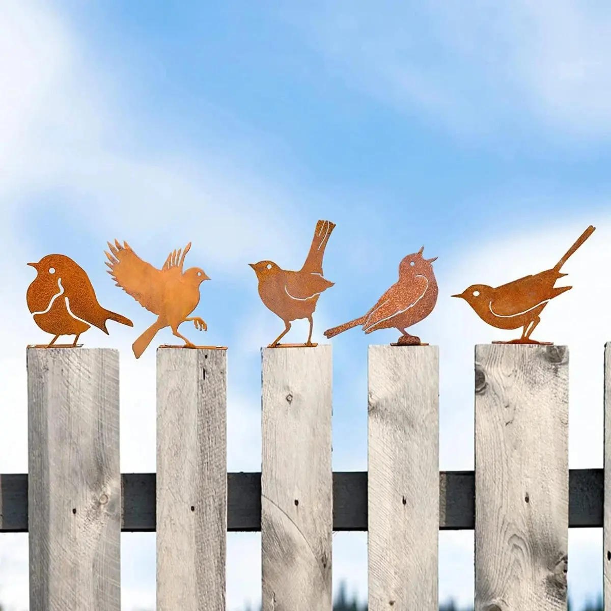 Bird Silhouette Garden Decoration, Outdoor Garden Basin Hanging Landscape Plug, Garden Decor Supplies