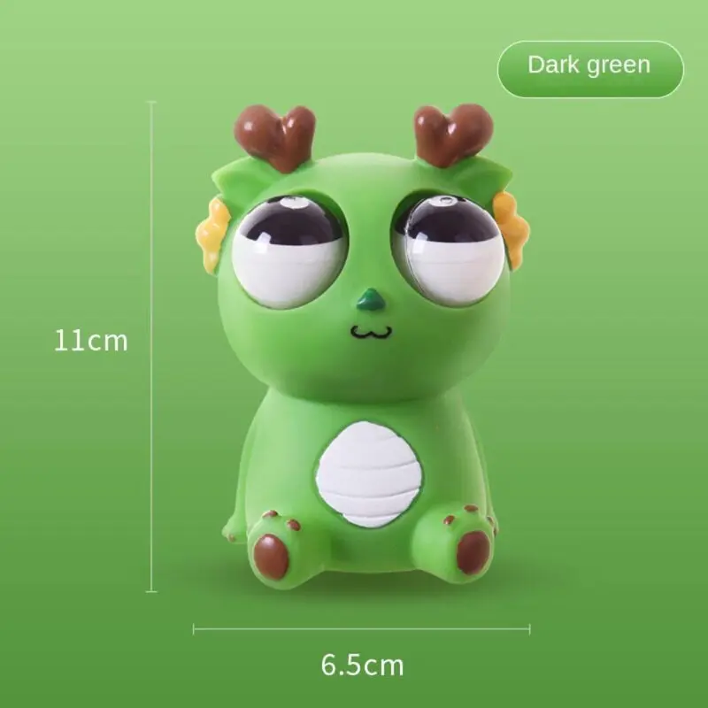 Rồng Mắt Lồi Squishy Nắn Bóp Đàn Hồi Giảm Stress Slime Đồ Chơi Trẻ Em Hot Trend Giảm Căng Thẳng Toy Xả Stress 3