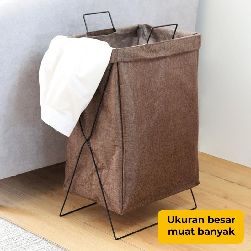 Dejavu Laundry Bag Keranjang Baju Lipat Tempat Pakaian Kotor Laundry Basket Tempat Cucian Baju Penyimpanan Mainan Anak Serbaguna HSB217 7