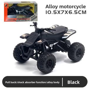 Hot Sale High-Grade Alloy Four-Wheel Off-Road Big Foot Motorcycle Inertia Racing Beach Motorcycle Model Children's Toy Car Ornament
