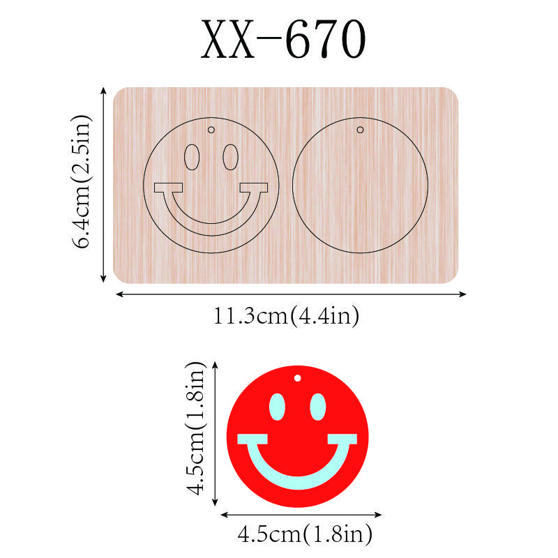 Smile Face Pattern Press Cutting Die, 1 Count Repeatable Cutting Die, DIY Scrapbooking & Stamping Die, DIY Scrapbooking Supplies 2