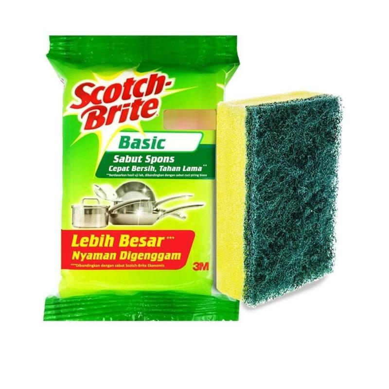SABUT SPON GOSOK 3 inchx3 inch IDT36N 3M / SPON CUCI PIRING 0