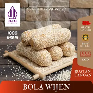 Bola wijen 1kg enak, Kue bola wijen manis dan enak, r, Kue manco