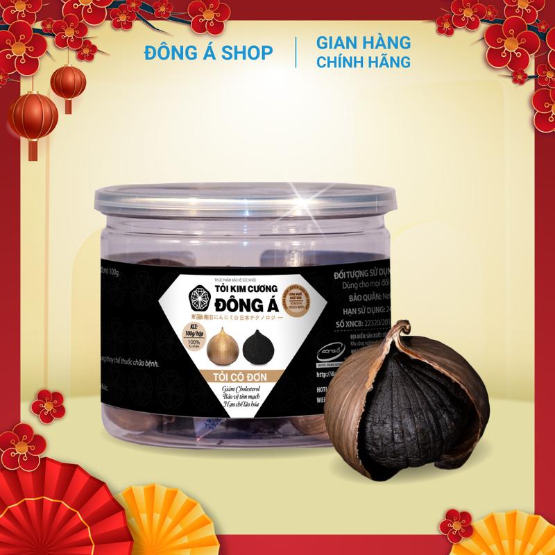 Tỏi Kim Cương Đông Á (hộp 100g) - Tỏi đen cô đơn cao cấp