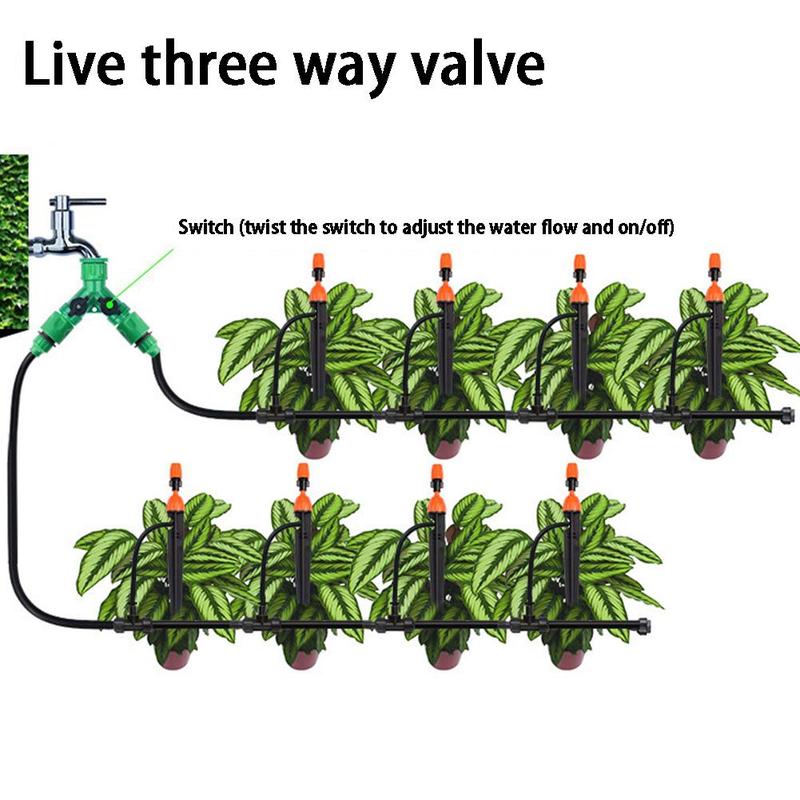 Switch Valve Diverter Joint Diverter Outdoor Garden Water Pipe Faucet Diverter Double Adapter Connector 6