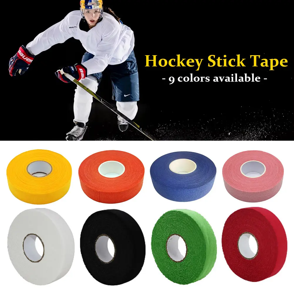 25M Self-Adhesive Hockey Tape 27 Yards Hockey Stick Tape Badminton Handle Ice Hockey Grip Tape Roll Anti-slip Sport Accessories #463871