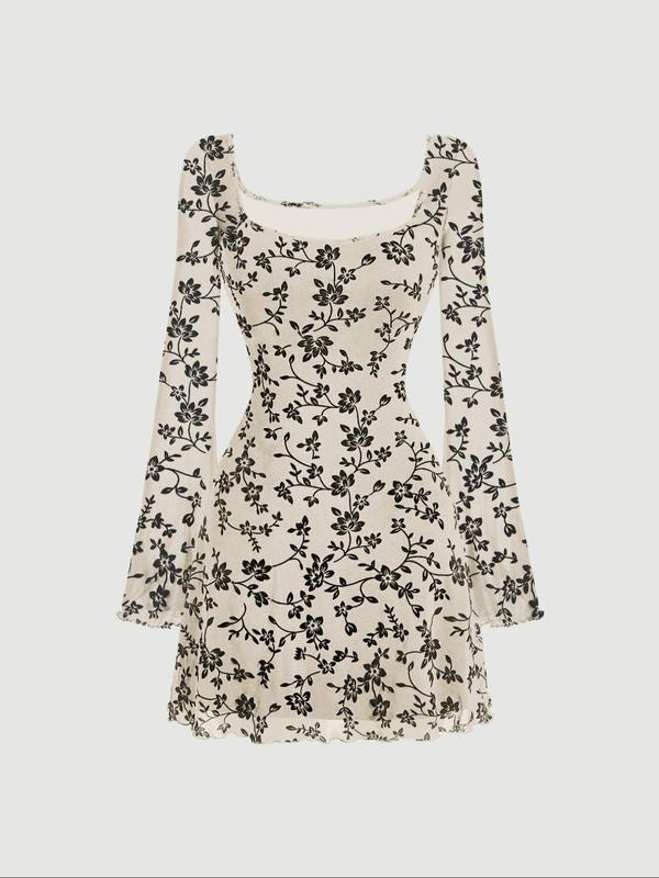 Fashion Elegant The stars Split Joint Flounce V Neck A Line Dresses Fashion Elegant The stars Split Joint Flounce V Neck A Line Dresses