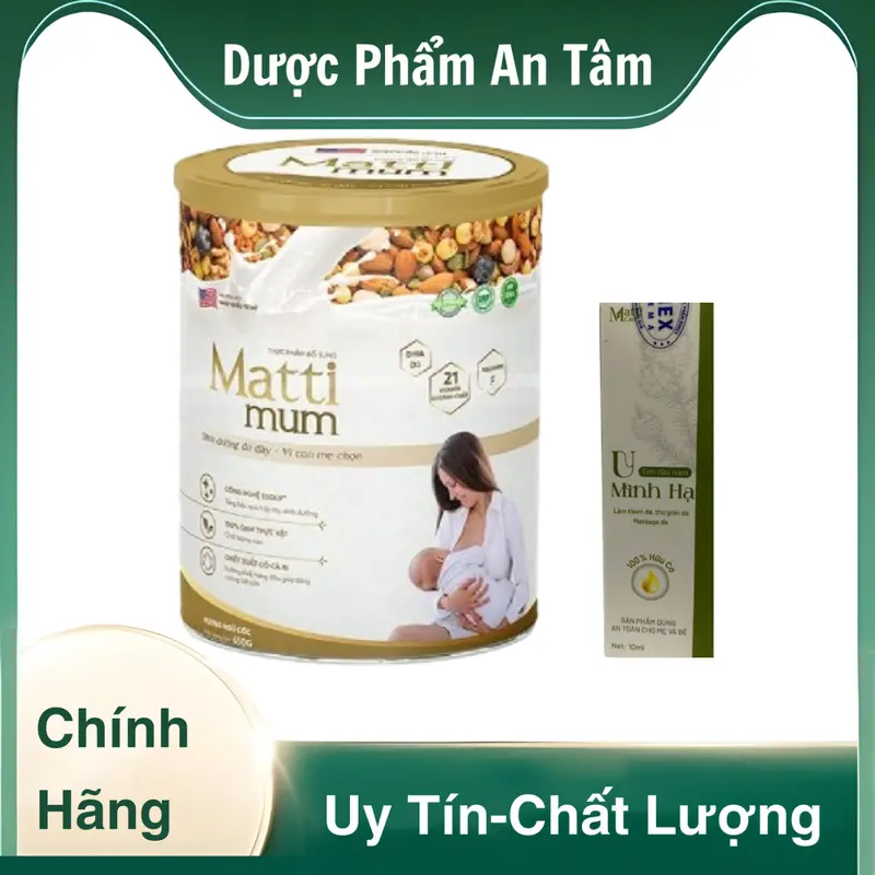 Sữa Hạt Lợi Sữa Matti Mum Bổ Sung 100% Đạm Thực Vật Cho Mẹ Sau Sinh - Hộp 650g 0
