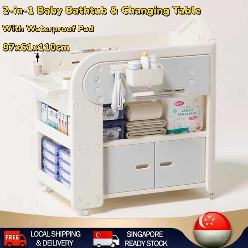 Product Introduction of Movable baby Diaper Changing Table Portable Bath Daycare Center Household Standing Baby Changing Table Baby Changing Table 36