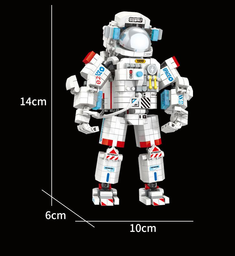 Product Introduction of Khối Xây Dựng, Tương Thích Với Lego, Mô Hình Chàng Trai Phi Hành Gia, Đồ Chơi Giáo Dục Lắp Ráp, Độ Khó Cao, Đồ Chơi Thời Trang, Đồ Trang Trí, Quà Tặng Sinh Nhật, Phát Hành Năm 2025 10