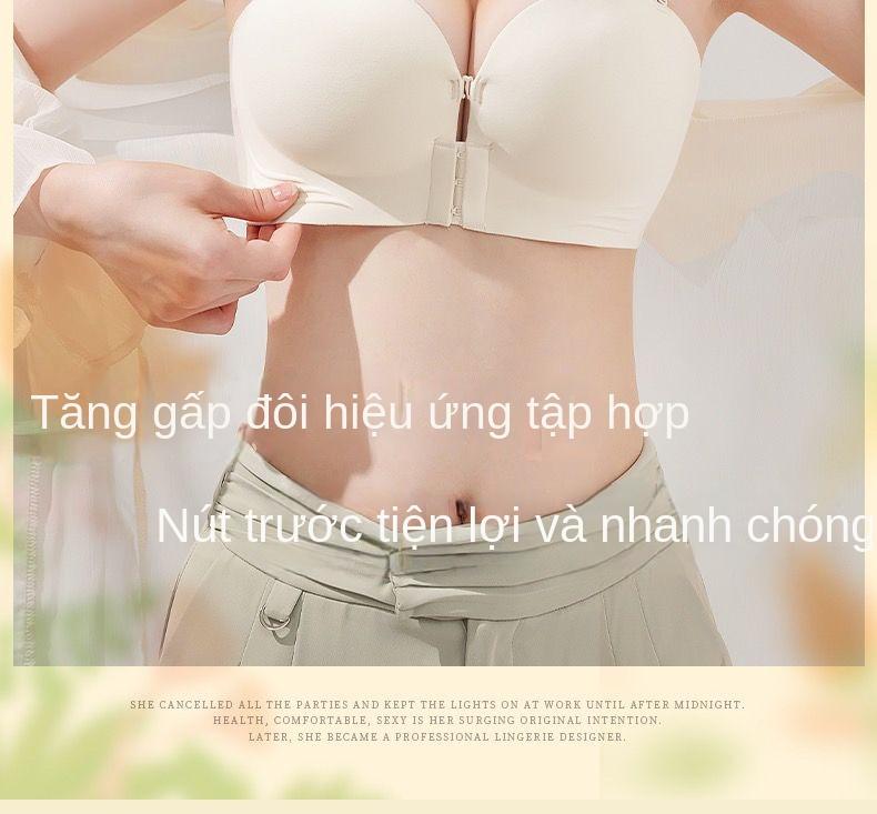 Product Introduction of Áo Ngực Nữ, Dây Đeo Spaghetti Đẩy Lên, Thích Hợp Cho Ngực Nhỏ Dày 4Cm, Thích Hợp Cho Ngực Phẳng, Không Có Cốc Rỗng, Cài Cửa Trước 3