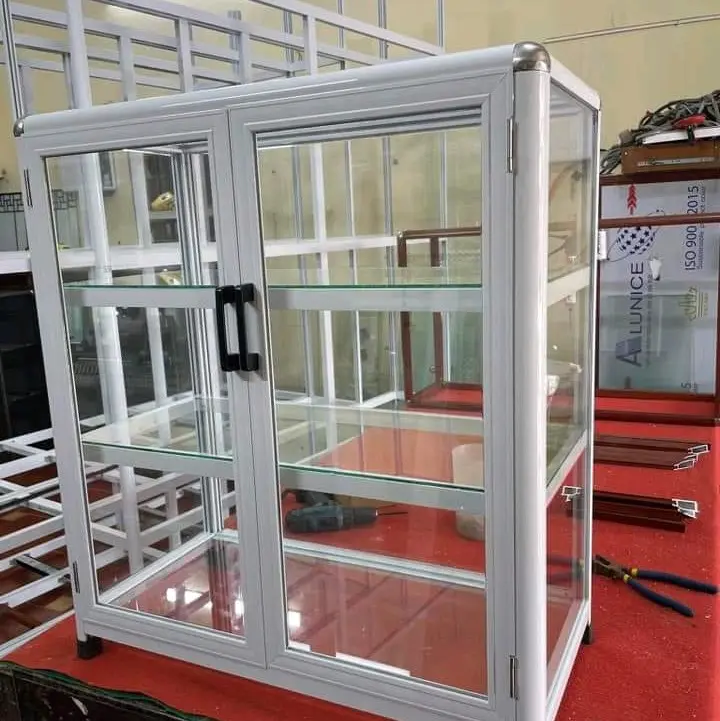 Tủ trưng bày để bàn ngang 60 cao 80 sâu 35 đã lắp ráp