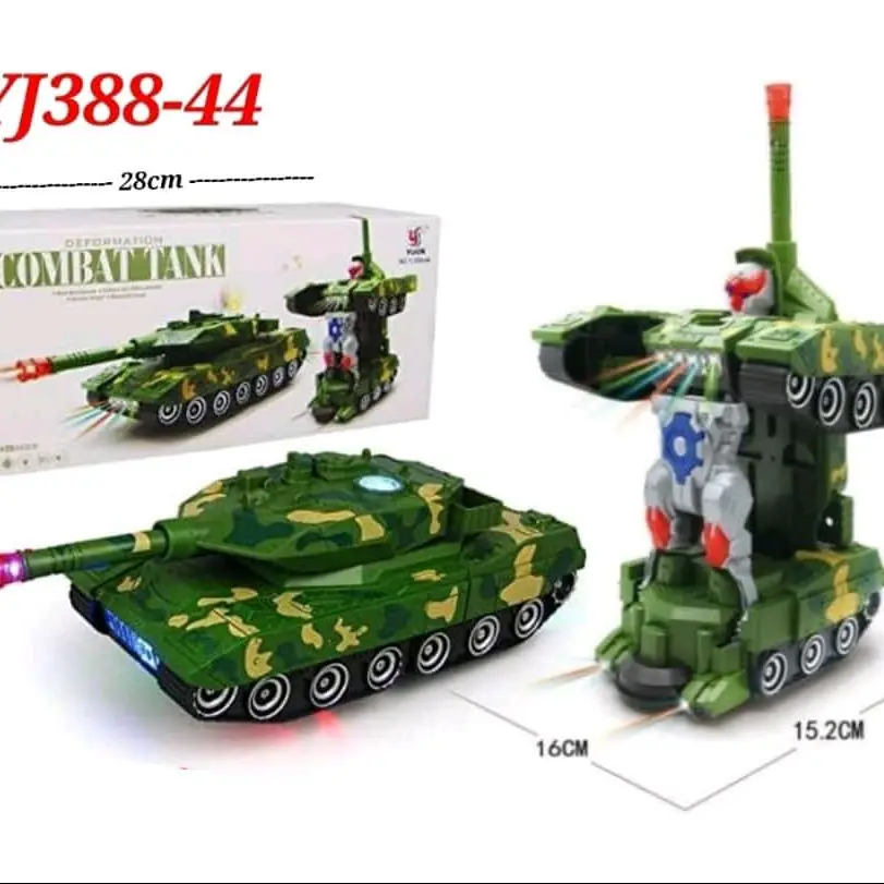Mainan Tank Jadi Robot Transformer combat tank