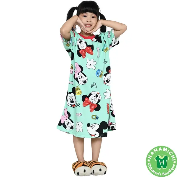Kiminori SEREN Dress Anak Perempuan Lengan Pendek Fashion