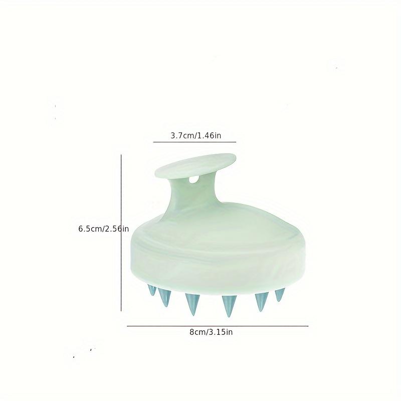 Bàn Chải Massage Da Đầu Bằng Silicon Mềm, Lược Gội Đầu Tẩy Tế Bào Chết Nhẹ Nhàng Để Chăm Sóc Tóc Và Da Đầu, Không Chạy Bằng Pin, Có 3 Màu Có Sẵn 4