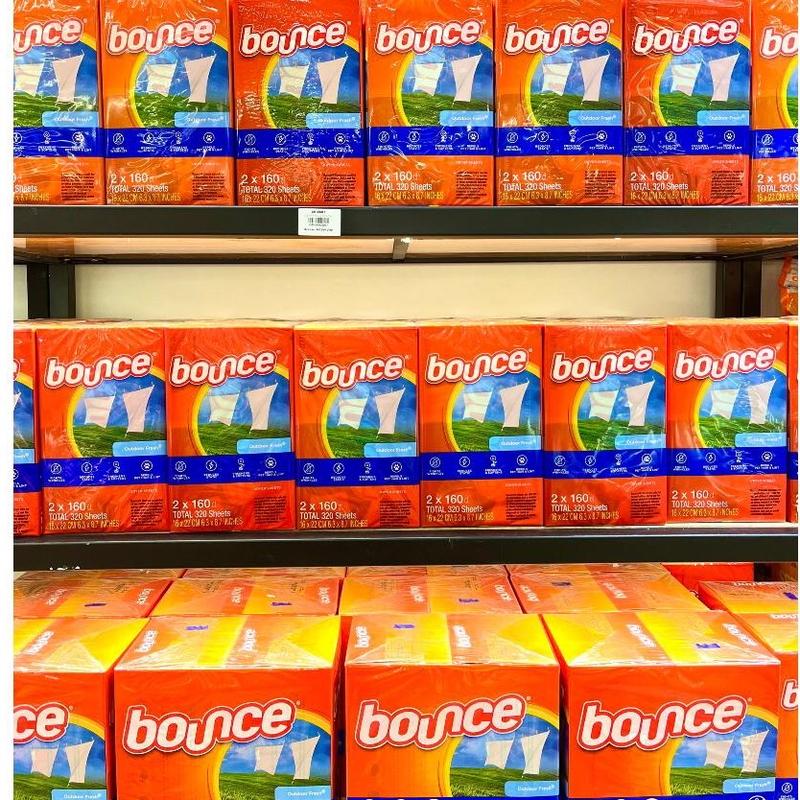 [Loại Đặc Biệt] Giấy thơm quần áo BOUNCE/KIRKLAND Outdoor Fresh của Mỹ ủ thơm tủ quần áo, tủ giày, dùng cho máy sấy Dầu Thơm Phòng Dầu Thơm 0