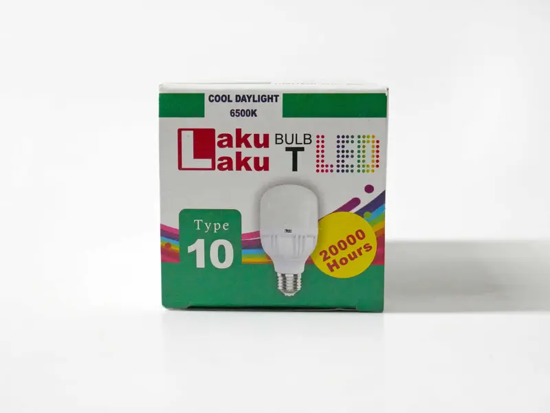 Paket Lampu Laku Laku Bulb T LED 10 Watt 10 Pcs Cahaya Putih Tahan Hingga 20.000 Jam Tabung 2