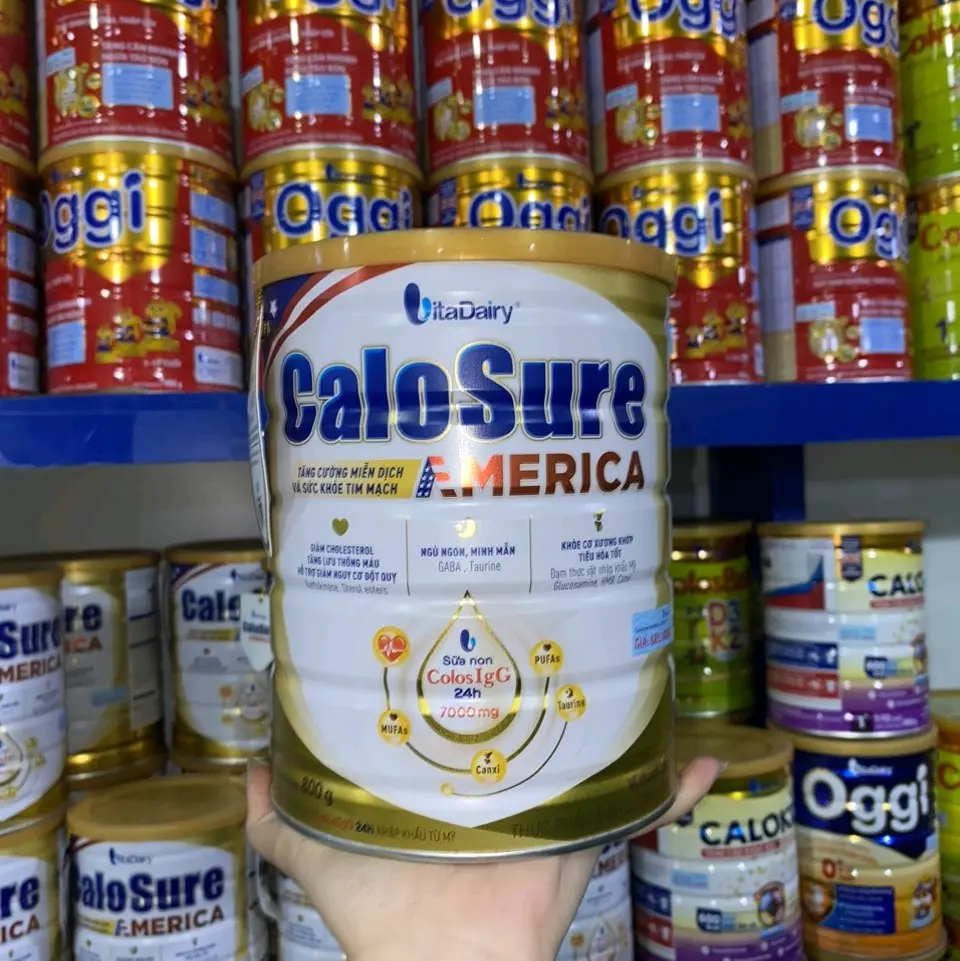 Sữa bột calosure lon (800g)