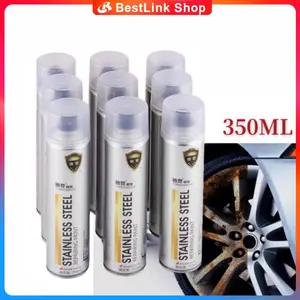 350 ML Chrome Spray Paint / Cat chrome /Anti Karat Warna Stainless  / Cat Semprot Chrome / Cat semprot anti karat / Cat semprot chrome stainless Car