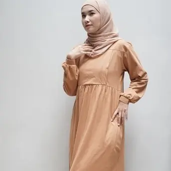NONI DRESS LENGAN PANJANG ( GAMIS Menyusui Lengan PANJANG Cotton Combed 30s ) 0