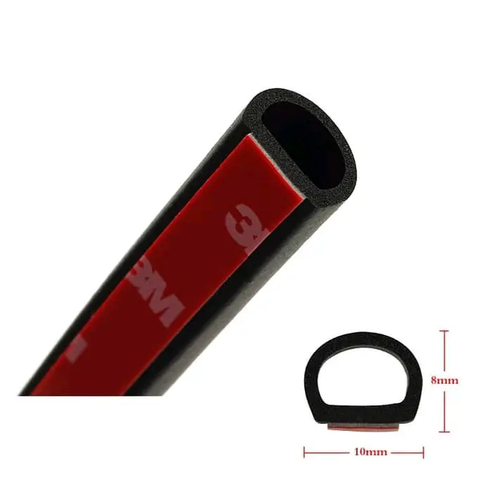 List Peredam Pintu Mobil Model D dari Karet