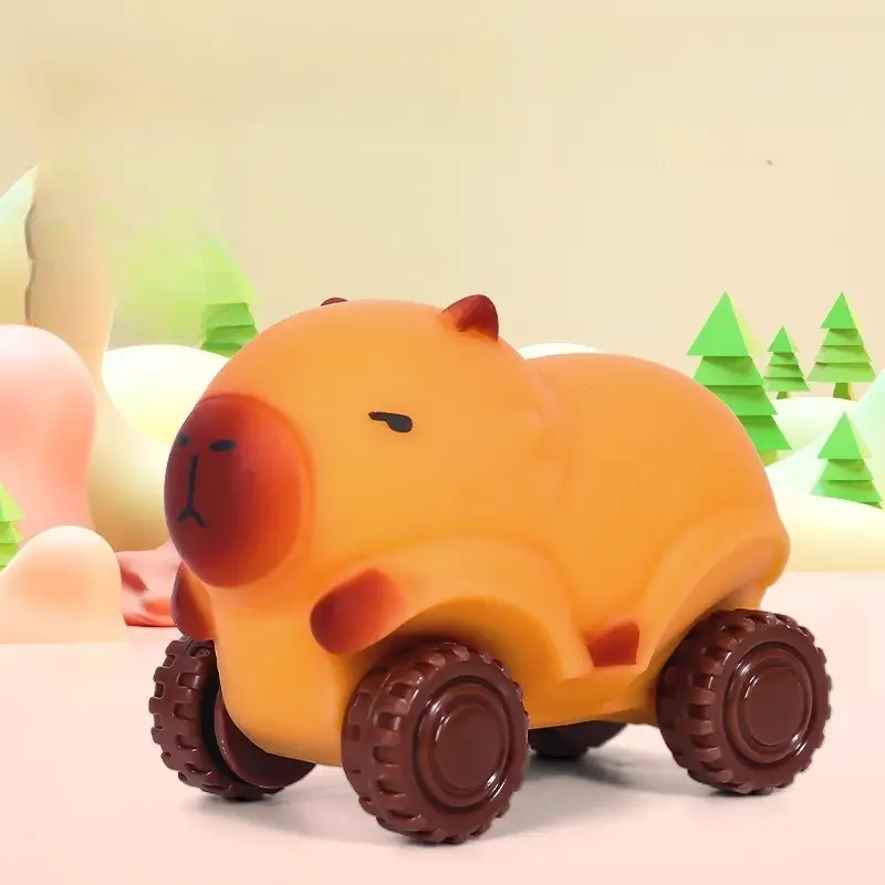 Capybara Mobil Mainan Cepibara Mainan Skuter Squishy Mainan Troli Bisa ...