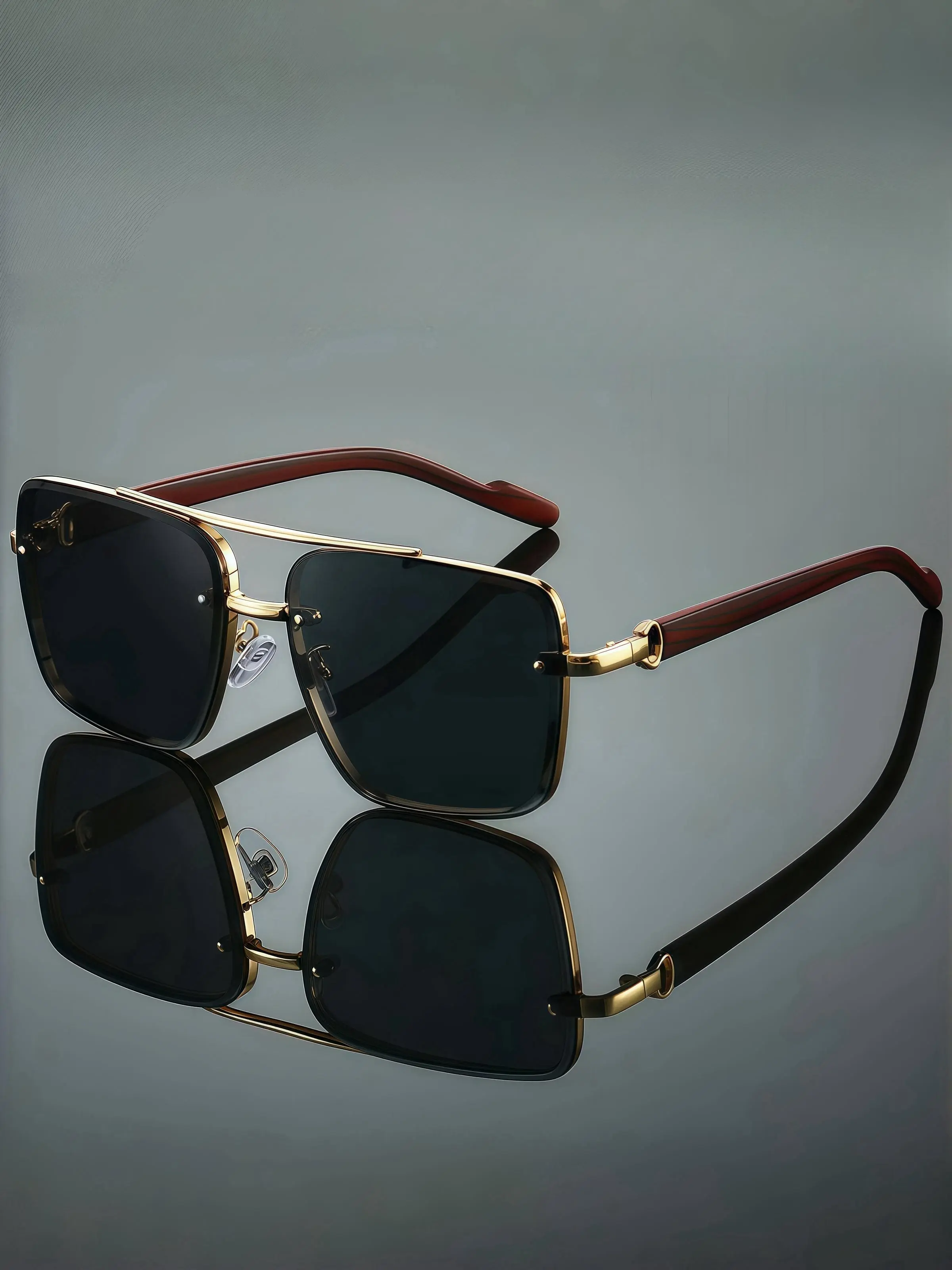 Vintage Sun Protection Sunglasses, Trendy Casual Sunglasses for Travel Use, Fashion Accessories for Outdoor Activities