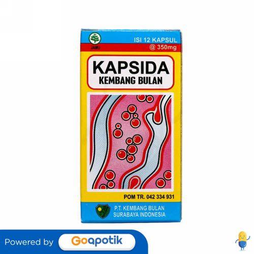 Gambar KAPSIDA BERSIH DARAH KEMBANG BULAN BOX 12 KAPSUL dari Apotek Putri Tegal by GoApotik Kab. Tegal Tokopedia