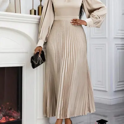 knee length black lace cocktail dress Women's flowy midi skirt LENGTH:Ankle Bec + Bridge Frederic collection_colors-dress_Marsoni