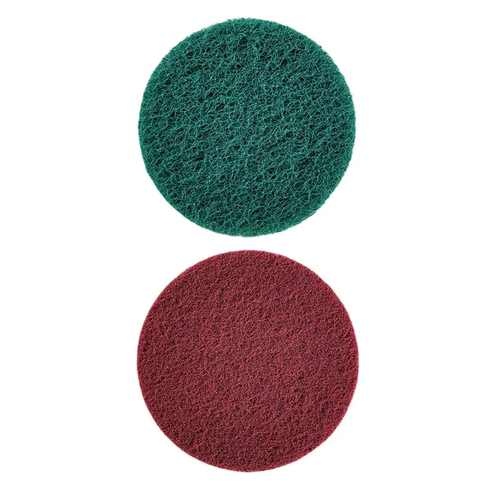 Flocking Scuff Pads 4 inch Rust Removal Conditioning Discs Polishing Pad Nylon for Deburring Cleaning Tool Polishing Pad Plate