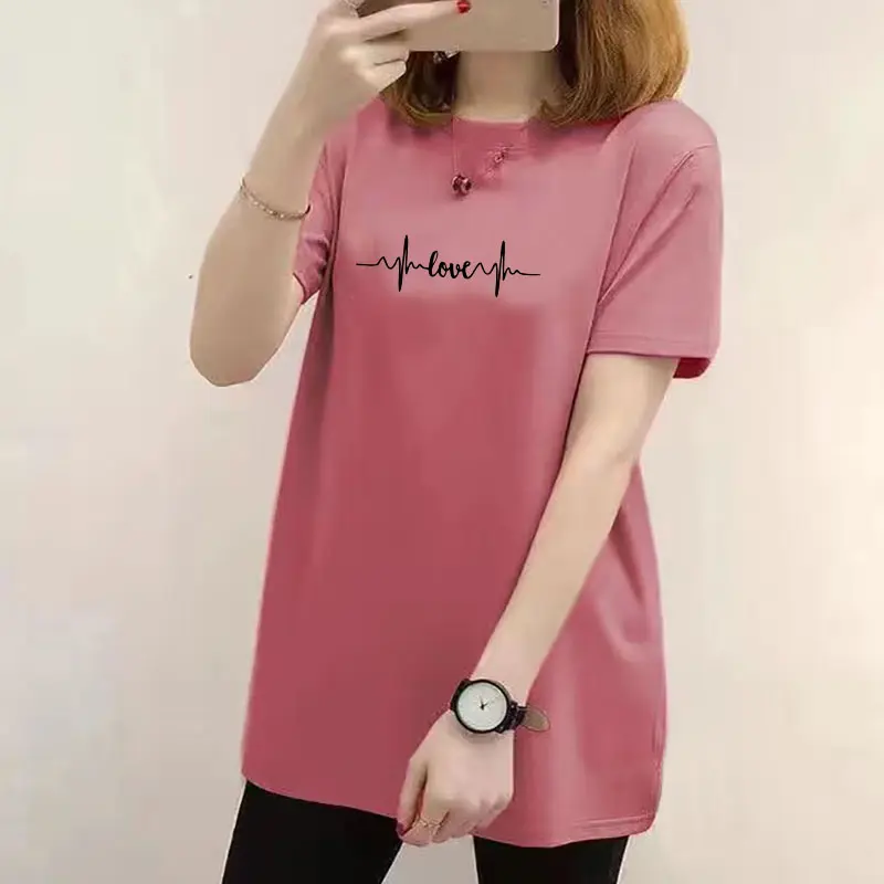 long t shirt women new short sleeve casual long blouse women clothes plus size top blouse women t shirt