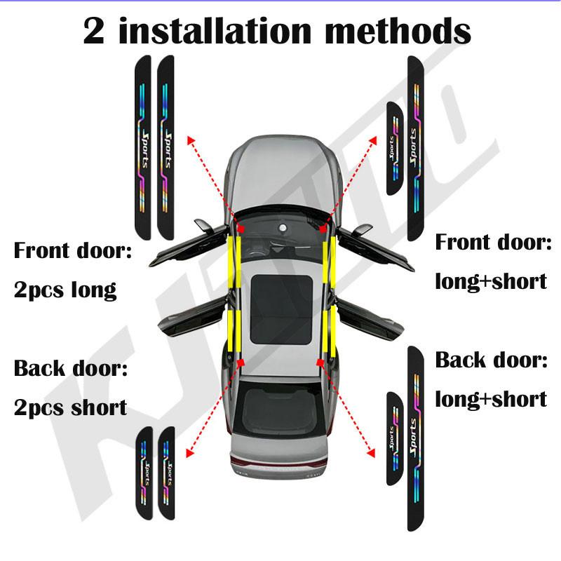 Product Introduction of Nhãn Dán Bảo Vệ Ngưỡng Cửa Xe Hơi Laser, Toyota Veloz Mới, Phản Quang Đầy Màu Sắc, Chống Trầy Xước Bệ Cửa Xe Hơi, Phụ Kiện Thể Thao TRD GR 28