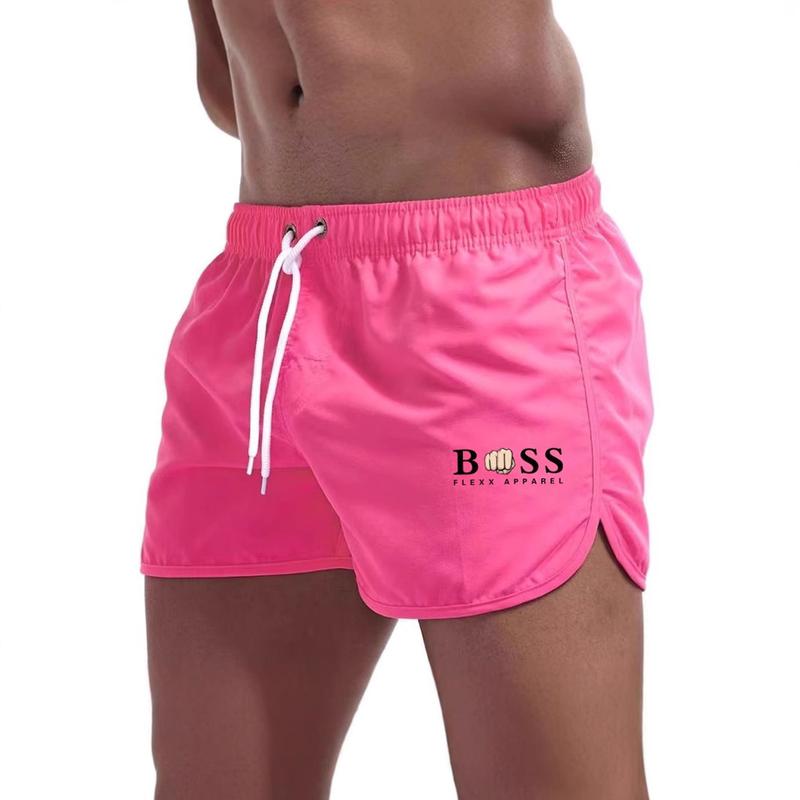 Product Introduction of Men's Summer Sports Shorts Large Trunks Casual Pants Loose Pants Beach Pants Fashion Trend 9