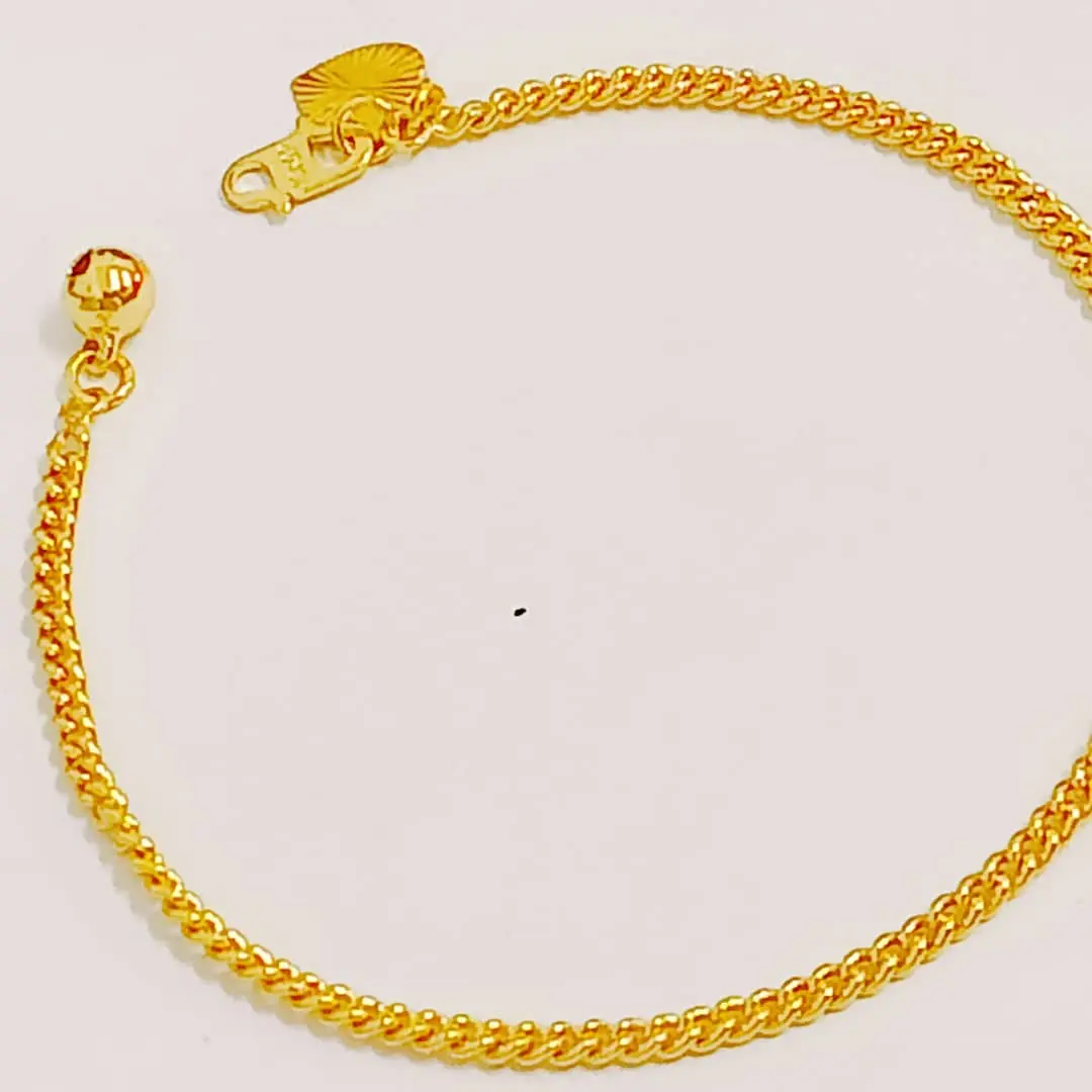 Anklet (Elephant)(2mm/3mm/6mm) Korean Gold Bangkok GOLD PLATED Anklet