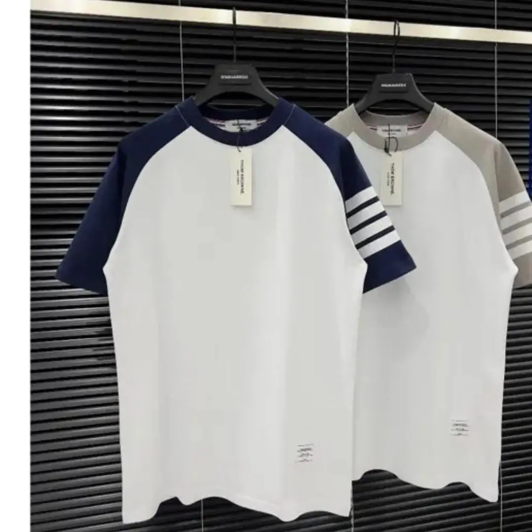 Áo Phông Nam,nữ cổ tròn UNISEX Thôm Phối 4 Vạch phong cách đường phố Siêu Đẹp chất liệu cotton khô cao cấp co giãn 4c thoáng mát Menswear