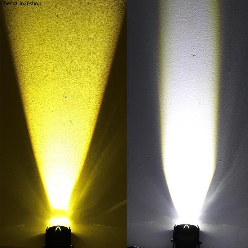 ที่นิยมมากที่สุด ชิปไฟหน้า LED 50W V7 Pro สูง ต่ํา สีขาว และสีเหลือง สไตล์เกาหลี 2 ชิ้น 5