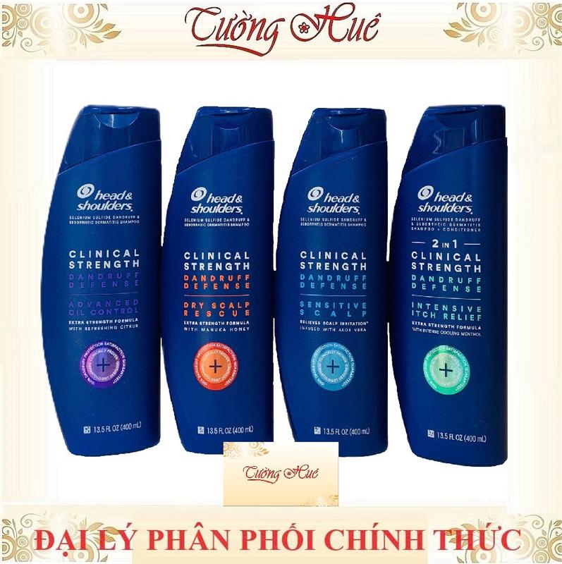 Dầu Gội Ngừa Gàu Mỹ Head & Shoulders Clinical Strength Shampoo (Có Lựa Chọn)