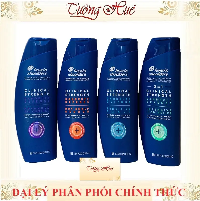 Dầu Gội Ngừa Gàu Mỹ Head & Shoulders Clinical Strength Shampoo ( Có Lựa Chọn ) 0