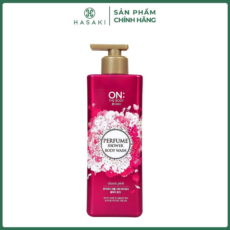 Sữa Tắm On: The Body Dưỡng Ẩm Nước Hoa Classic Pink 500g | HASAKI BEAUTY