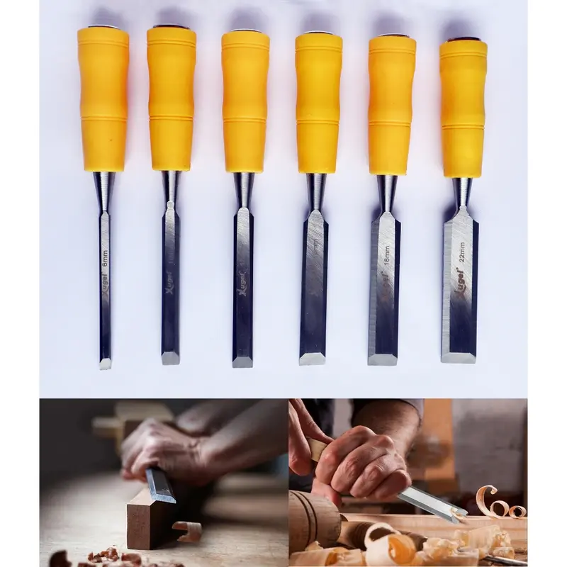 Wood Chisel 10mm to 22mm Steel Carpenter Knocking Wood Working - TikTok ...