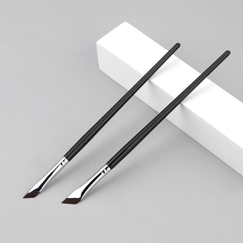 Product Introduction of Flat Eyebrow Brush Upgrade Eyeliner Brush Ultra Thin Eyebrow Makeup Flat Brush Brush Place G3T9 50