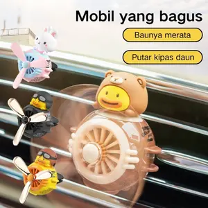AC Vent Clip Aroma Terapi Mobil, Pengharum Mobil Gantung Anti Bau dengan Essential Oil Diffuser untuk Aroma Segar & Relaksasi di Kabin