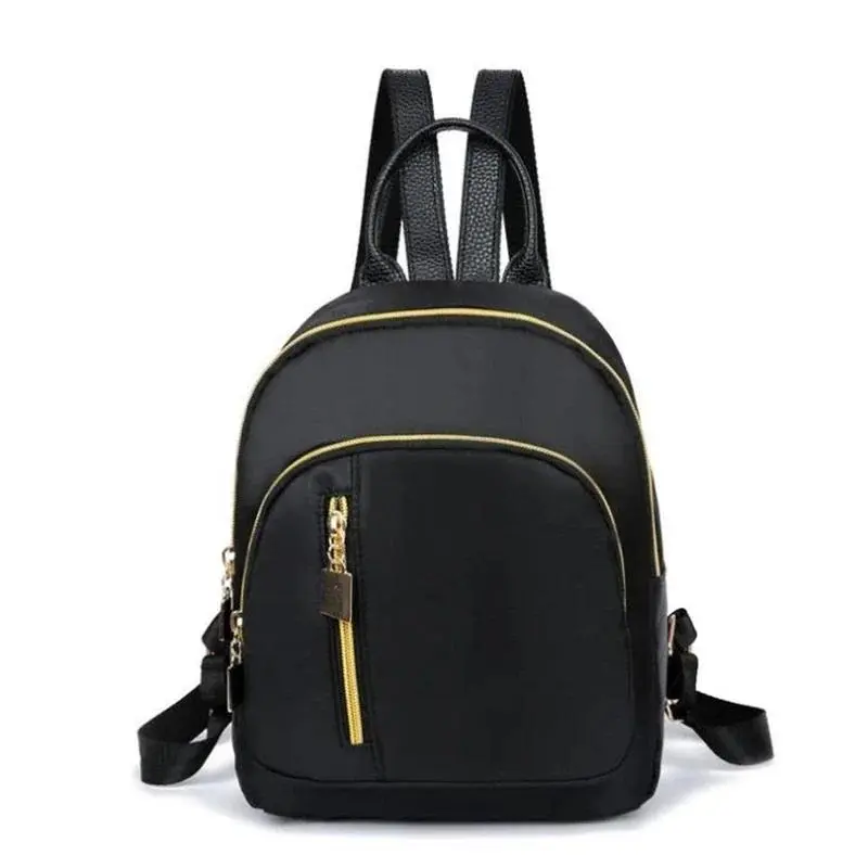 Women New Waterproof Backpack Girls Casual Black Nylon School Bags High Quality Travel Tote Backpack Shoulder Bag